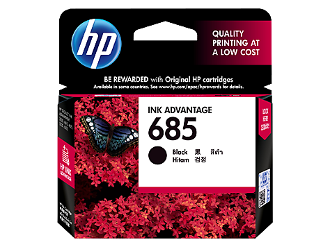 HP 685 Black Ink Cartridge (CZ121AA) EL